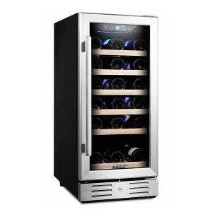 15'' Wine Cooler 30 Bottle Built-In Wine Coolers Or Freestanding Wine Refrigerator